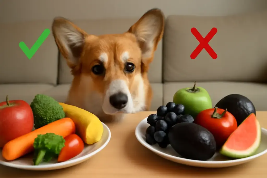 Il mio cane può mangiare frutta e verdura? Elenco sicuro e rischi da conoscere