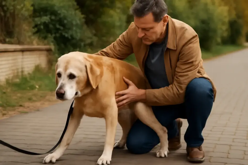 Cane che fatica a camminare: quali segnali indicano un problema muscolare o articolare?