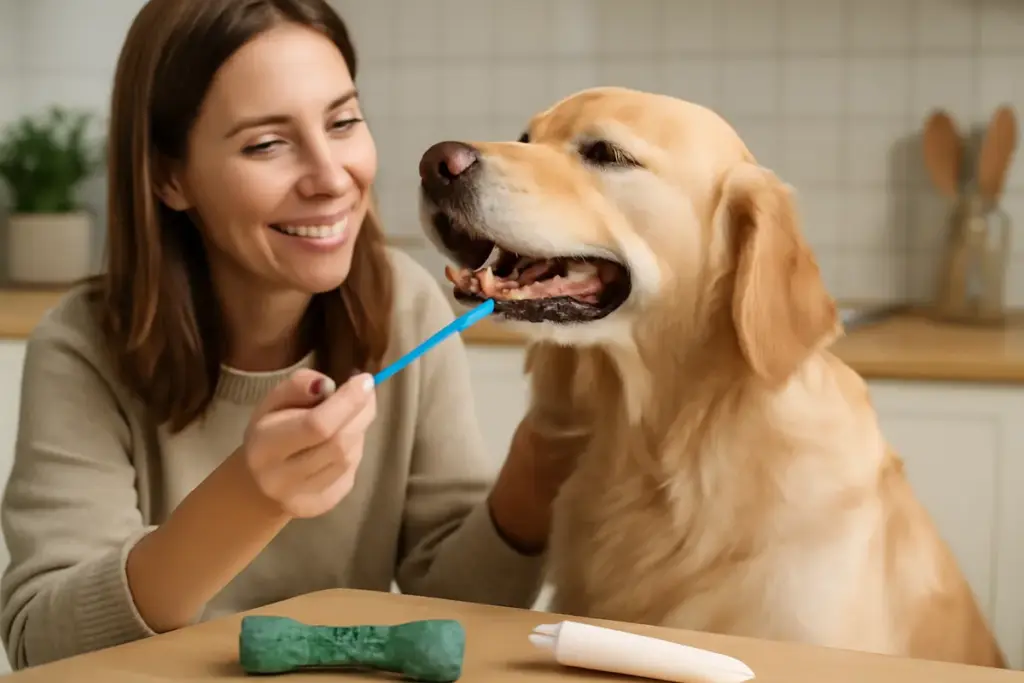 Pulizia dei denti nel cane: quale metodo aiuta davvero a prevenire il tartaro
