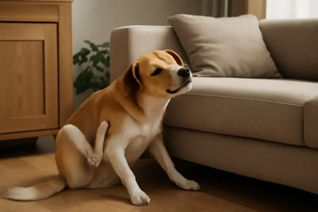 Perché il cane si gratta contro i mobili? Sintomo di stress o altro Motivo e rimedi che funzionano